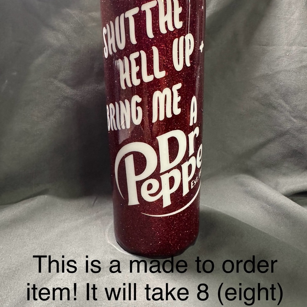 Made to order item, 8 days to make before shipment